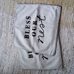 Sonoma Bless Our Nest Herringbone 20" Pillow Covers Set of 2 MSRP 79.99 NEW NWT